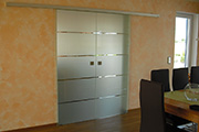 Glasschiebetür